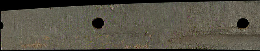 伝青江（金象嵌）万治三庚子十二月二六日 山野加右衛門 参ツ胴裁断 - Photo 8