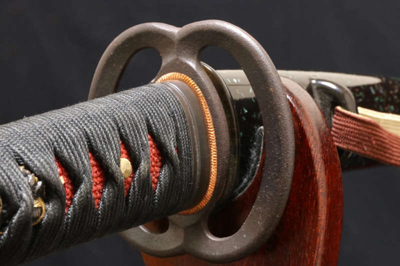 現代刀 津軽住國吉 二尺五寸 打刀拵入 - Photo 7