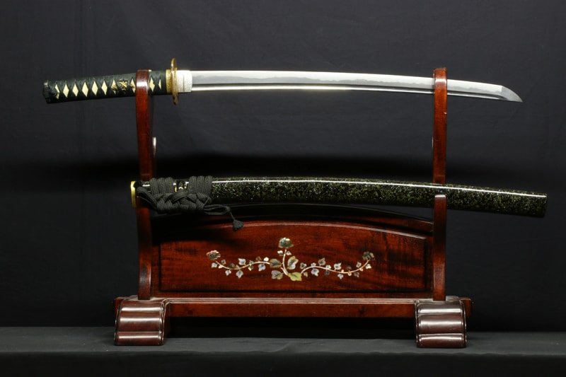 陸奥大掾橘盛宗 一尺六寸四分 白鞘、打刀拵付 - Photo 6