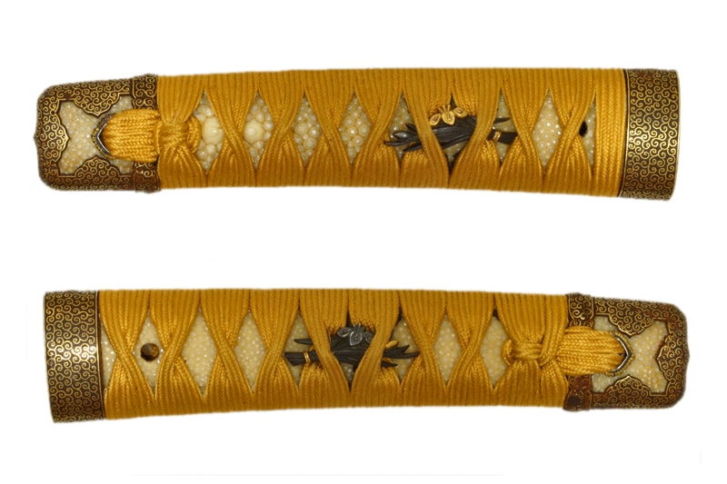 大小 特別保存刀剣 無銘伝了戒久信 二尺二寸九分 打刀拵入 特別保存刀剣 一貫斎義弘 一尺五寸四分 打刀拵入 - Photo 33