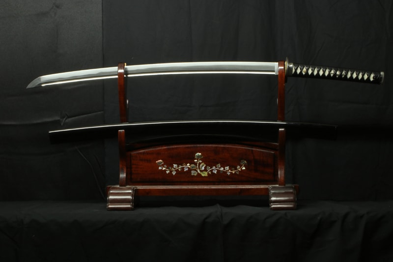 現代刀 弘作之 二尺三寸一分 新品拵入、白鞘付 - Photo 6