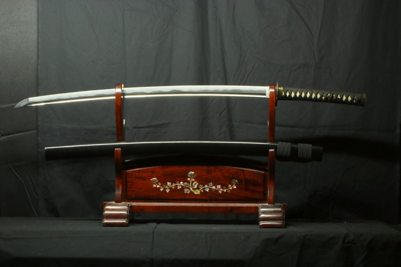 現代刀 越後住池田法久 二尺四寸三分 打刀拵入 - Photo 6