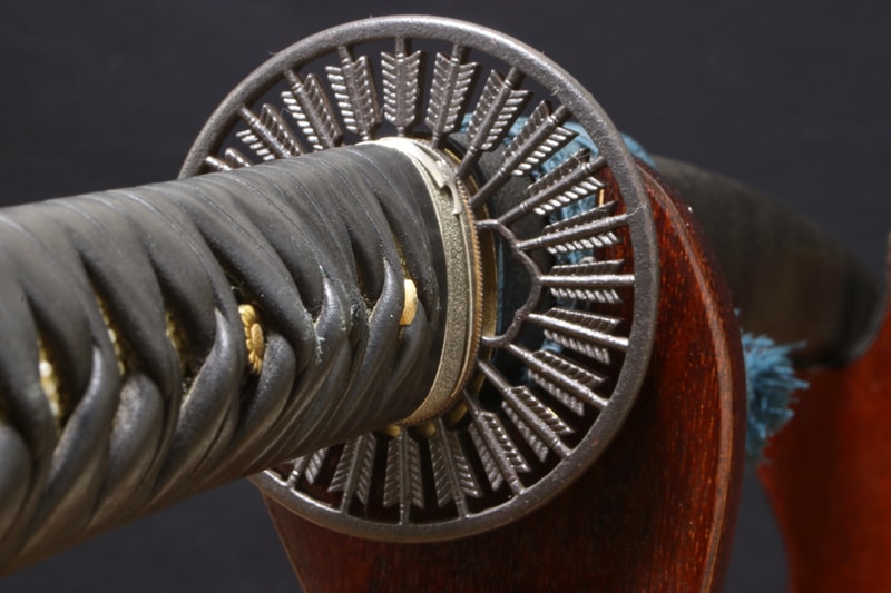 現代刀 濃州住亀井昭平作 二尺三寸九分 打刀拵入 - Photo 7