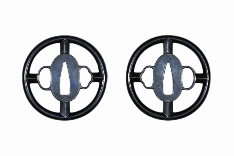 特別保存刀剣 肥前国河内守藤原正広 二尺三寸二分、一尺八寸二分 赤銅金具拵付、白鞘付 - Photo 30