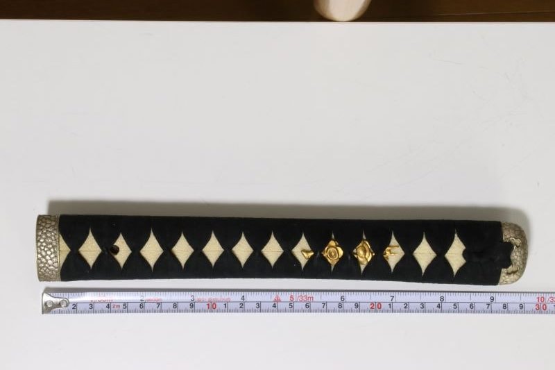 現代刀 濃州関住藤原兼房正房合作 二尺五寸九分 打刀拵入 - Photo 15