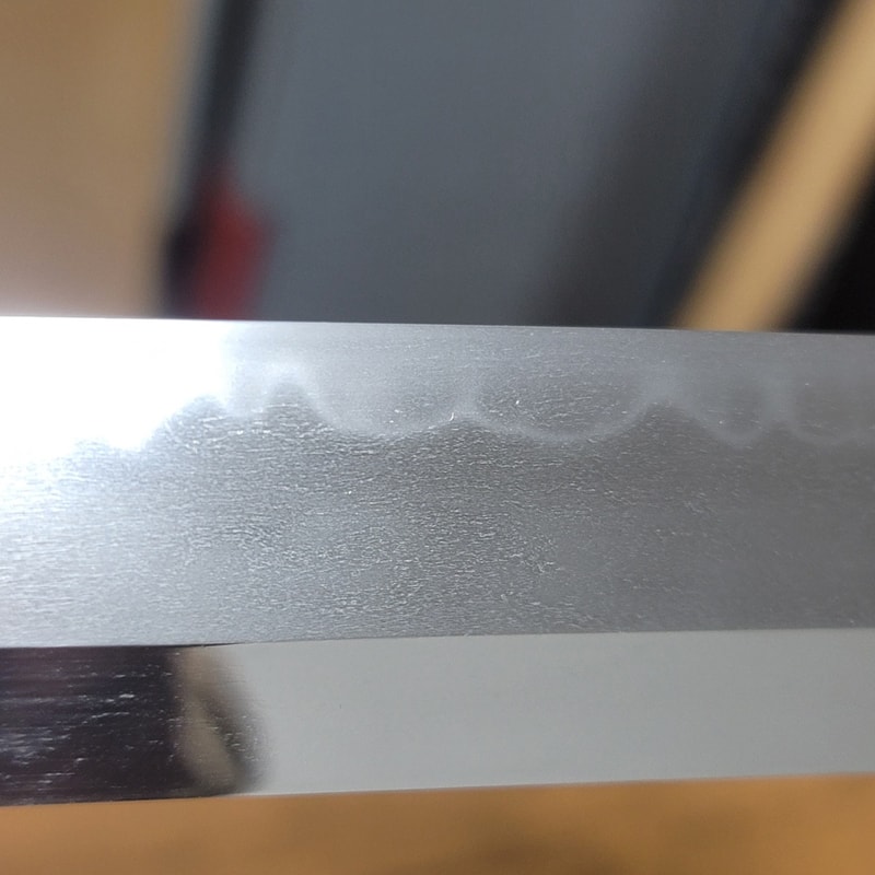 現代刀 太刀 写吉用宗兼好作 二尺五寸五分 打刀拵入、白鞘付(売約済) - Photo 22