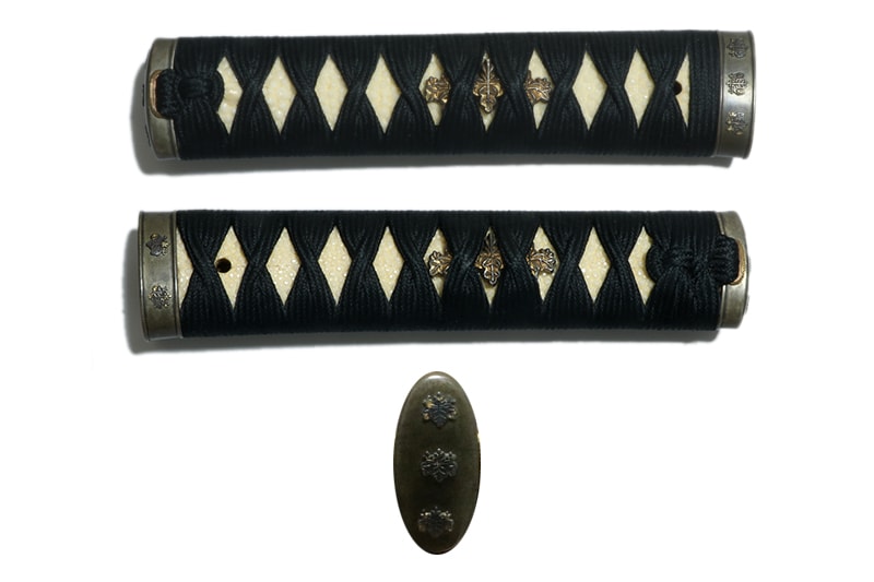 保存刀剣 無銘(尾張関)一尺四寸六分 白鞘、打刀拵付 - Photo 12