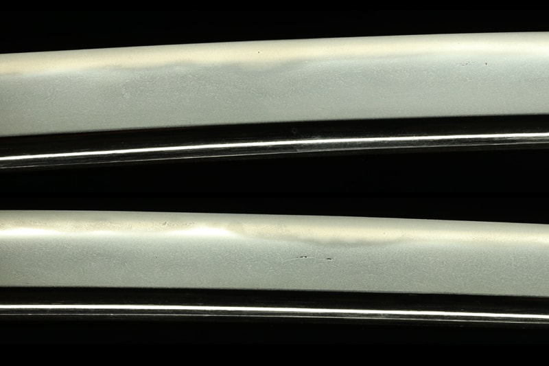 (02-1652)特別保存刀剣 無銘 直江志津 二尺三寸三分 打刀拵入、白鞘付 - Photo 16