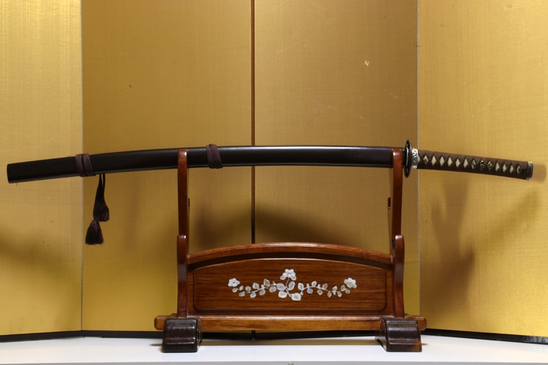 (01-2201) 現代刀 無銘 二尺四寸五分 打刀拵入 - Photo 7