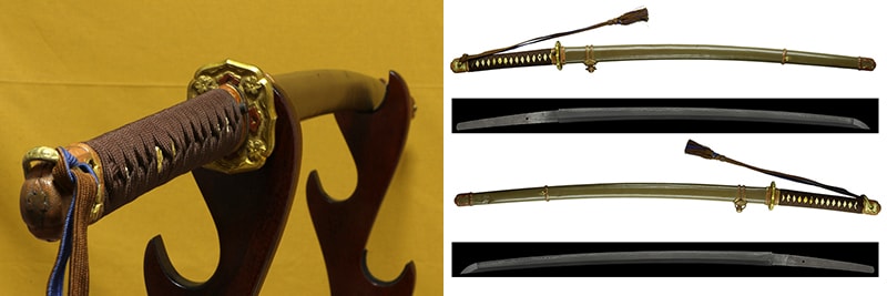 (02-1687) 昭和刀 弘道 二尺一寸九分 九十八式軍刀拵入