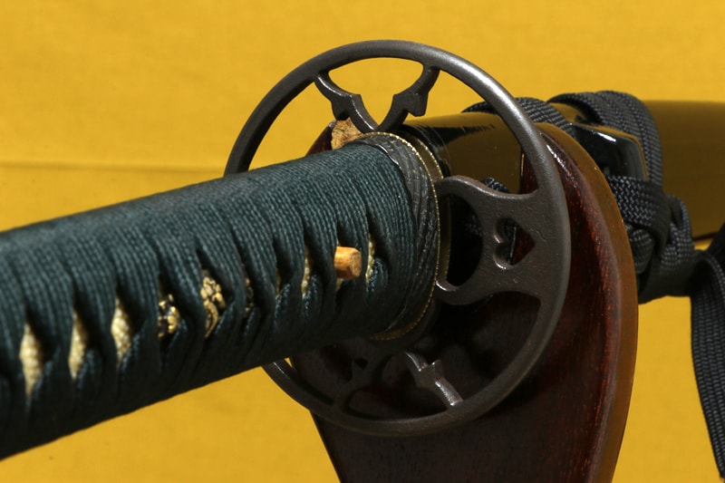 (01-2220)現代刀 肥前國吉廣 二尺四寸三分 打刀拵入 - Photo 8