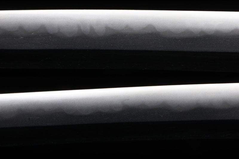 (01-2222) 現代刀 三河國住藤原元久作 二尺三寸六分 打刀拵入 - Photo 14