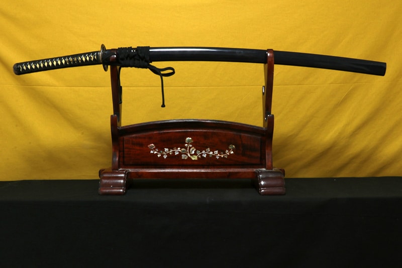 (01-2222) 現代刀 三河國住藤原元久作 二尺三寸六分 打刀拵入 - Photo 6