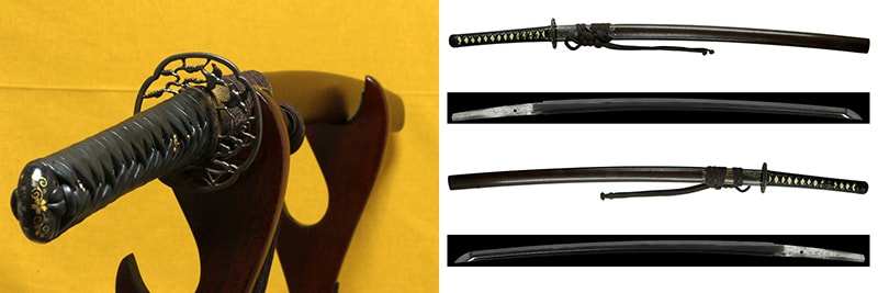 (01-2227) 現代刀 法久 二尺四寸四分 打刀拵入