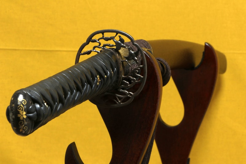 (01-2227) 現代刀 法久 二尺四寸四分 打刀拵入 - Photo 2