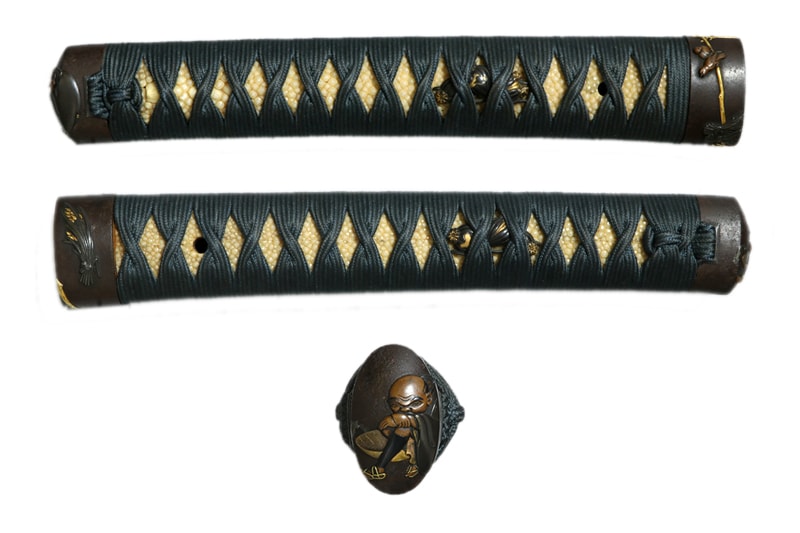 (02-1691)特別保存刀剣 肥前國住近江大掾藤原忠廣 二尺四寸五分 半太刀拵入、白鞘付 - Photo 21