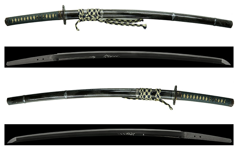 (02-1691)特別保存刀剣 肥前國住近江大掾藤原忠廣 二尺四寸五分 半太刀拵入、白鞘付 - Photo 4