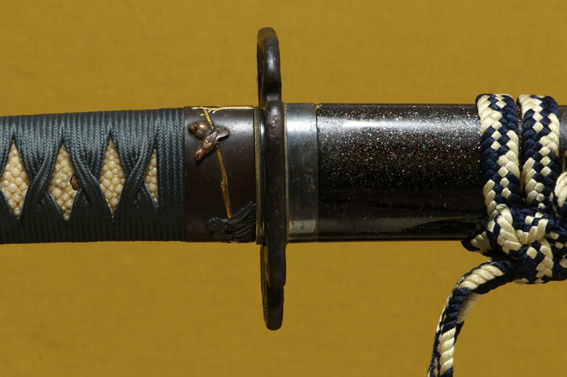 (02-1691)特別保存刀剣 肥前國住近江大掾藤原忠廣 二尺四寸五分 半太刀拵入、白鞘付 - Photo 12