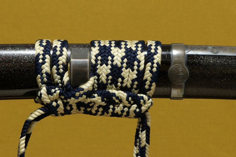 (02-1691)特別保存刀剣 肥前國住近江大掾藤原忠廣 二尺四寸五分 半太刀拵入、白鞘付 - Photo 13