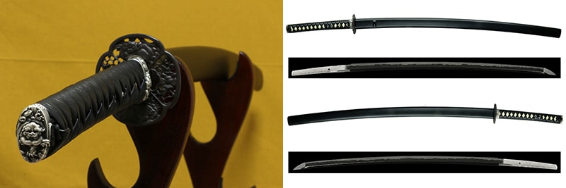 (02-1695) 濃州関住藤原兼房作 二尺五寸六分 打刀拵入 白鞘付