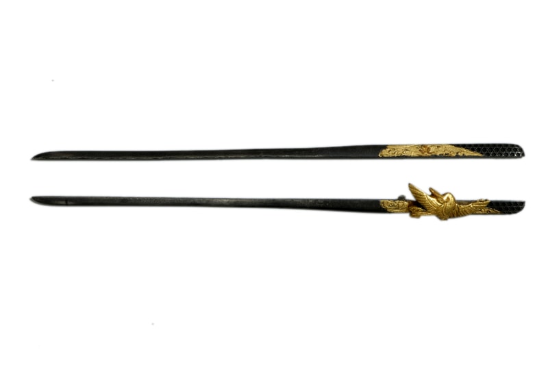 (04-1183) 保存刀剣 新々刀 寿次 七寸 合口拵入、白鞘付 - Photo 24