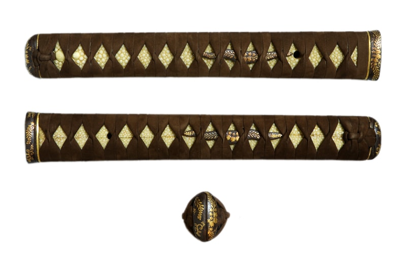 (01-2230)現代刀 筑州住岩戸作 二尺六寸八分 打刀拵入 - Photo 15