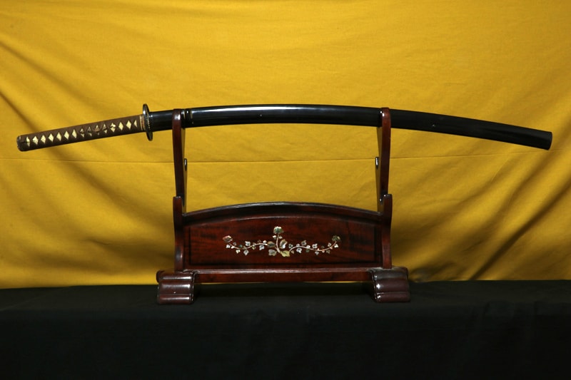 (01-2230)現代刀 筑州住岩戸作 二尺六寸八分 打刀拵入 - Photo 6