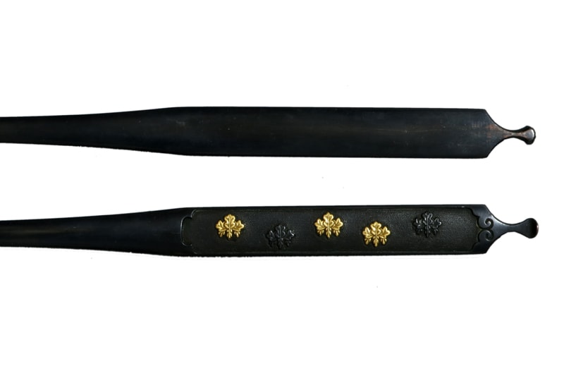 (02-1740)保存刀剣 江州住人佐々木入道一峯 二尺三寸三分強 拵入、白鞘付 - Photo 22