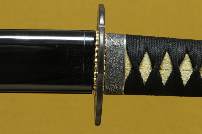 (01-2263)現代刀 薩州住二代源盛篤作(花押) 二尺三寸七分 打刀拵入 - Photo 11