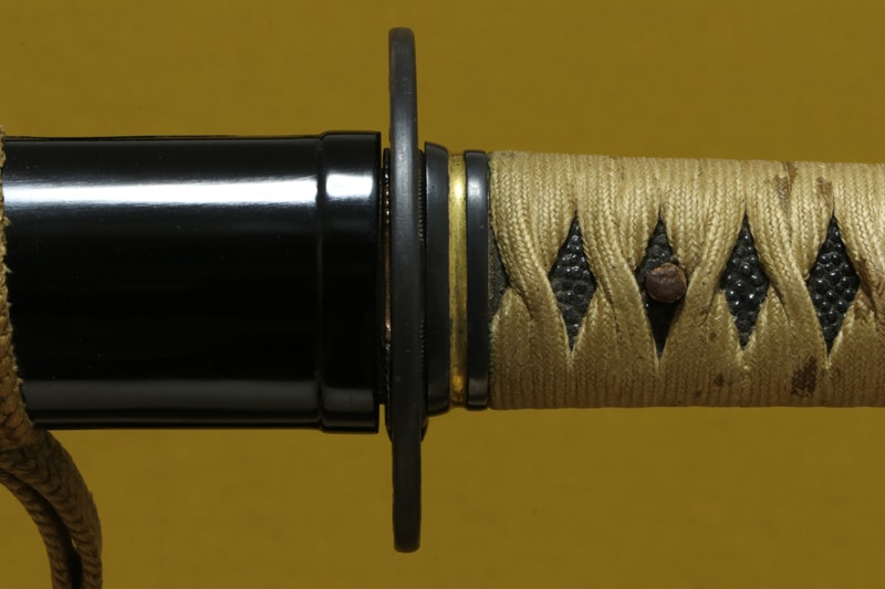 (01-2264)昭和の最上大業物 現代刀 筑後國小宮四郎國光作 二尺三寸二分 打刀拵入 - Photo 11