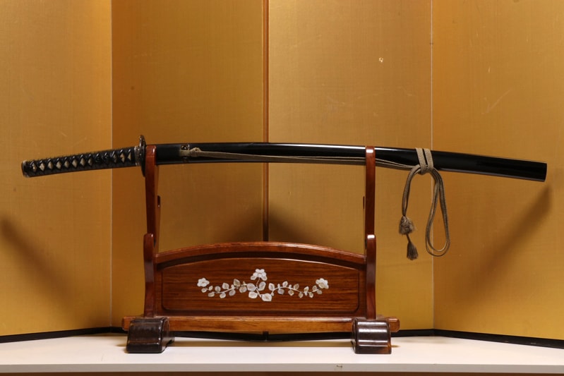 (01-2292) 現代刀 三池住國忠作 二尺四寸二分 打刀拵入 - Photo 6