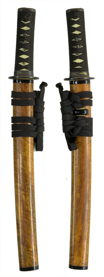 (04-1217)現代刀 大宮住井原輝日天造 九寸八分 白鞘入 合口拵付 - Photo 5