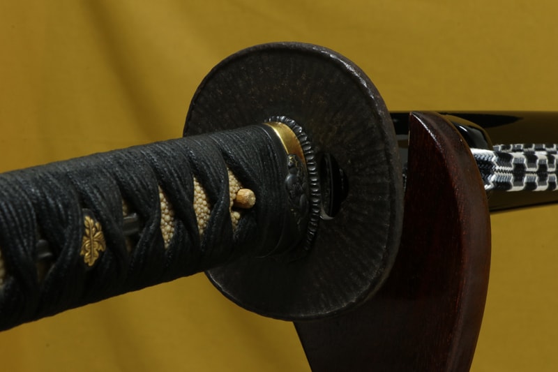 (02-1823)保存刀剣 新刀 讃州住鬚継(寛文頃) 二尺五寸 打刀拵入 - Photo 9