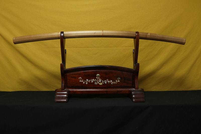 (02-1833)保存刀剣 無銘(岩捲) 二尺四寸七分 打刀拵入、白鞘付 - Photo 11