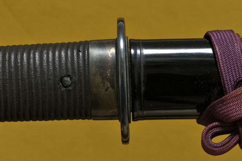 (03-1308)保存刀剣 新刀 無銘(藤原高田) 一尺七寸六分 公卿造り拵入 - Photo 11