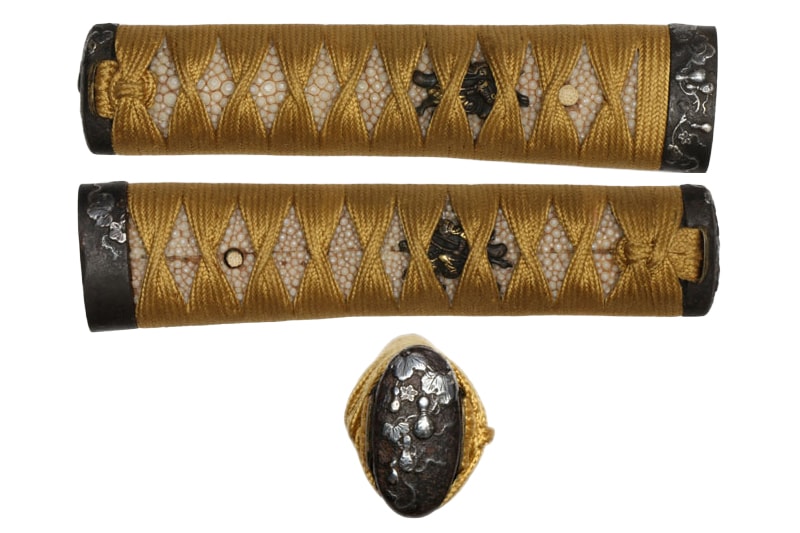 (03-1313)保存刀剣 新々刀 山上播磨守國寿 一尺四寸五分強 打刀拵入 、白鞘付 - Photo 20