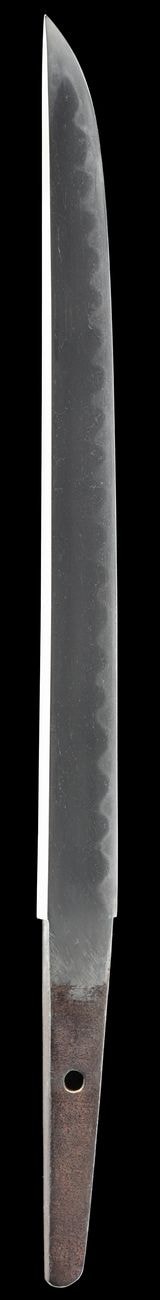 茶石目地塗青貝微塵散二分刻鞘小さ刀拵 短刀 銘 兼景(新々刀) - Photo 2