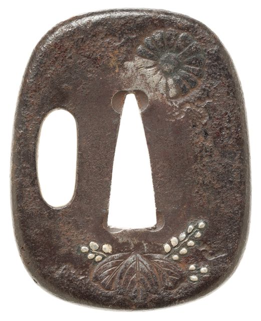 茶石目地塗青貝微塵散二分刻鞘小さ刀拵 短刀 銘 兼景(新々刀) - Photo 6