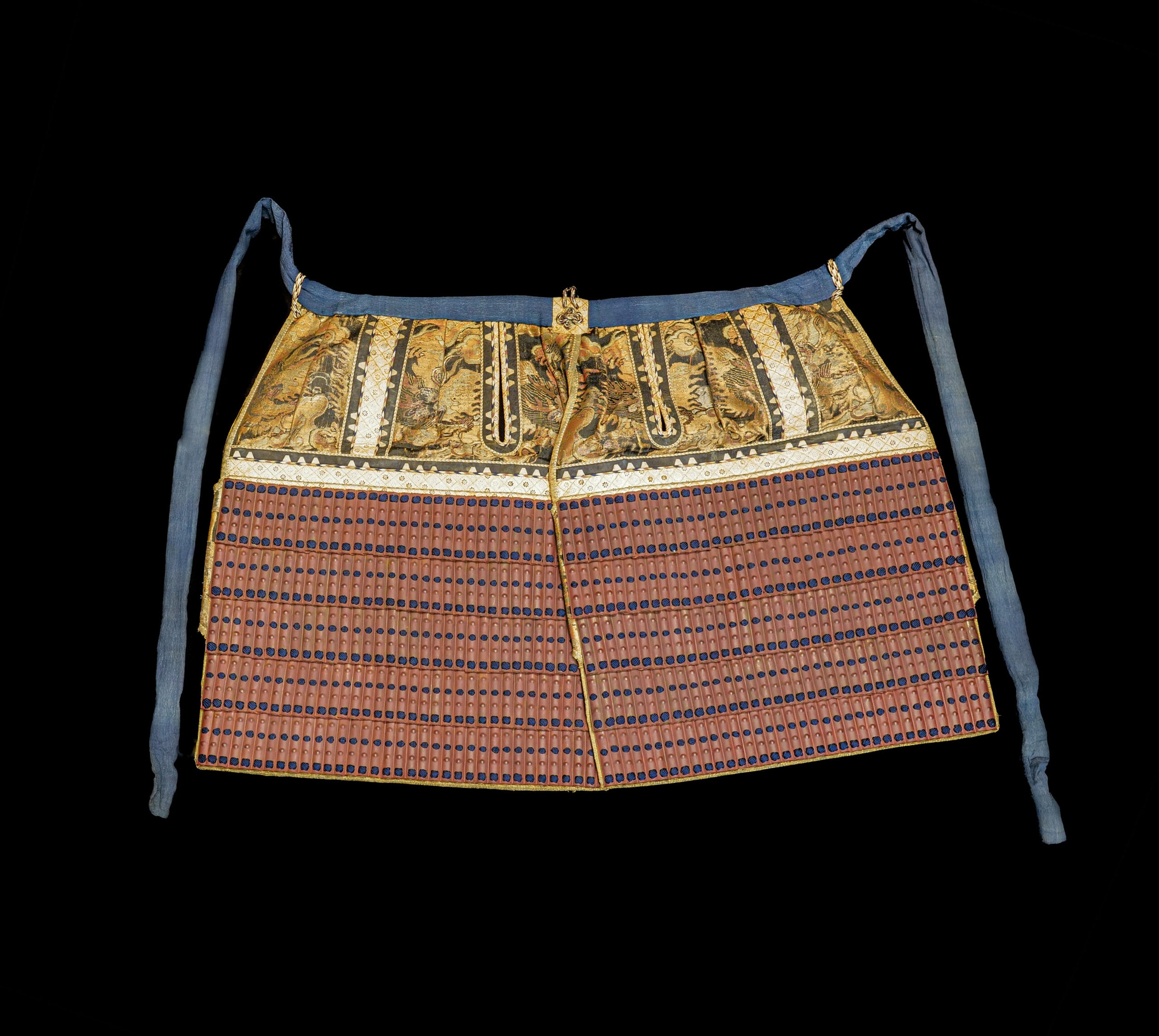 Blue Threaded Hon Kozane Domaru and Gusoku - Photo 23