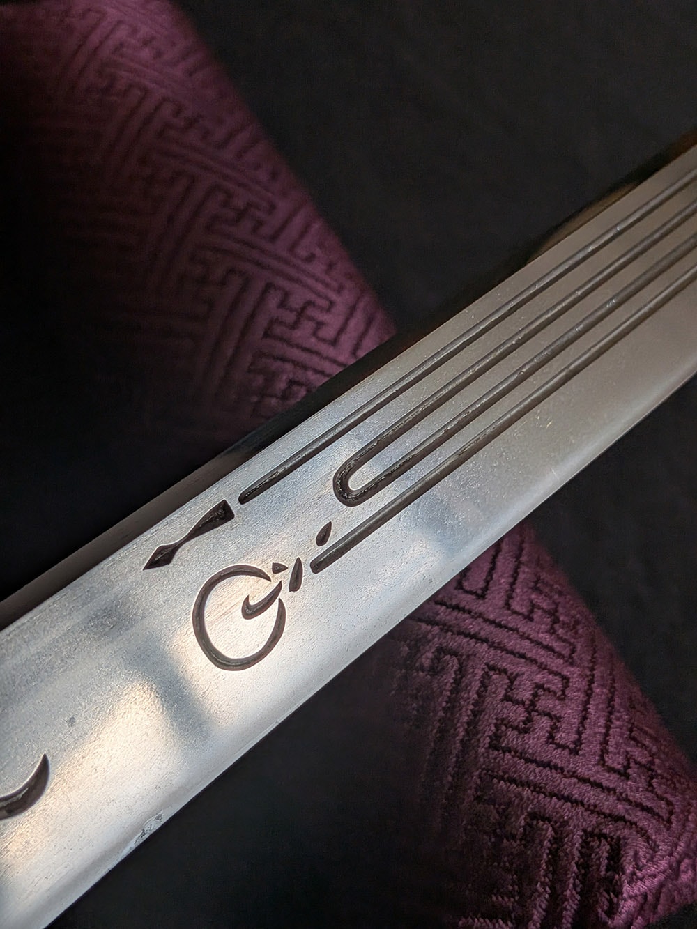 Soshu Tsunahiro tanto with rare horimono - Photo 22