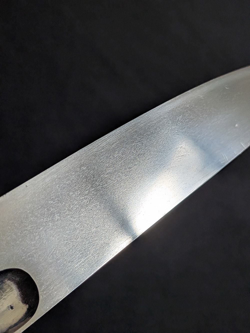 Soshu Tsunahiro tanto with rare horimono - Photo 25