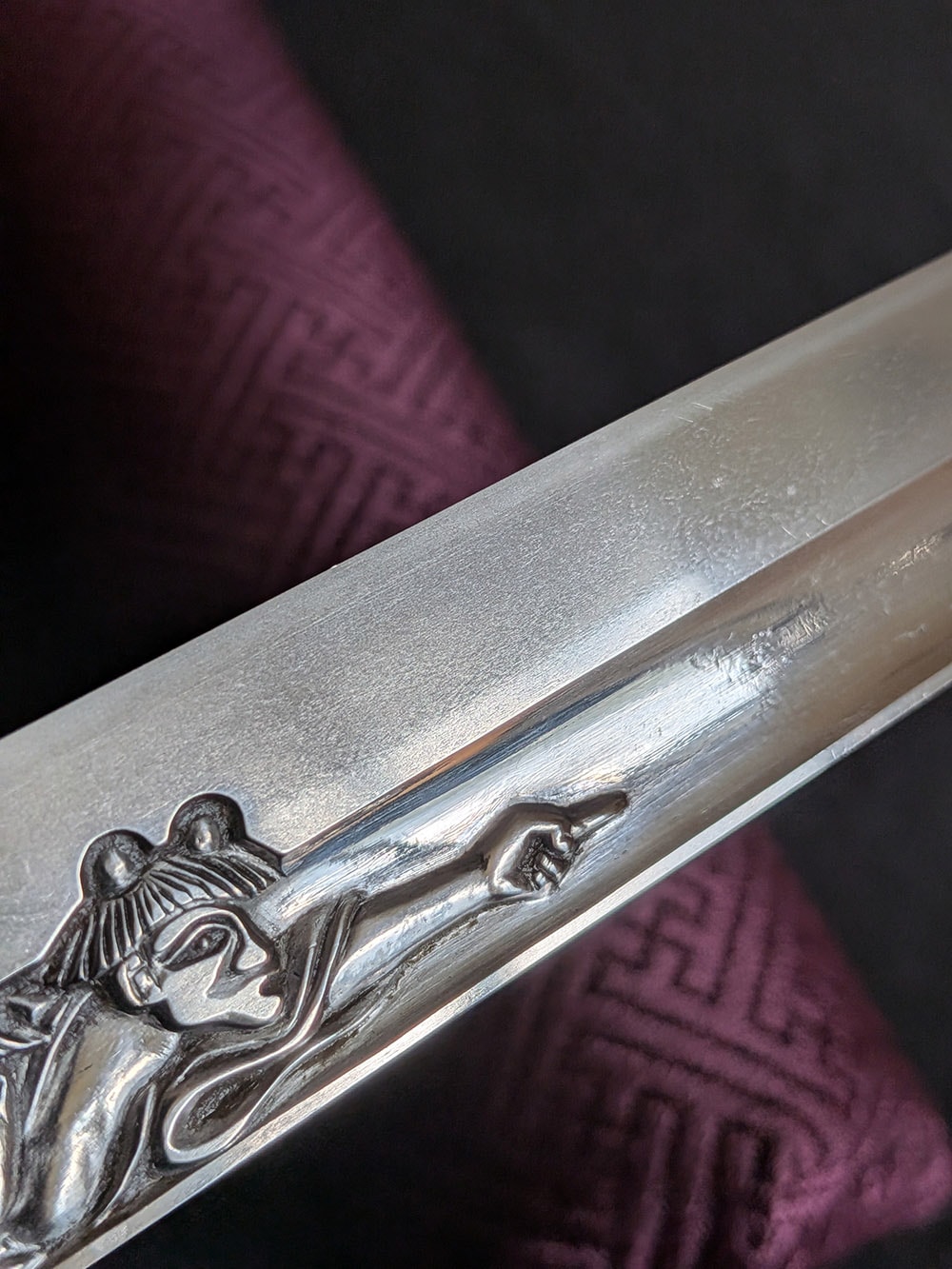 Soshu Tsunahiro tanto with rare horimono - Photo 27