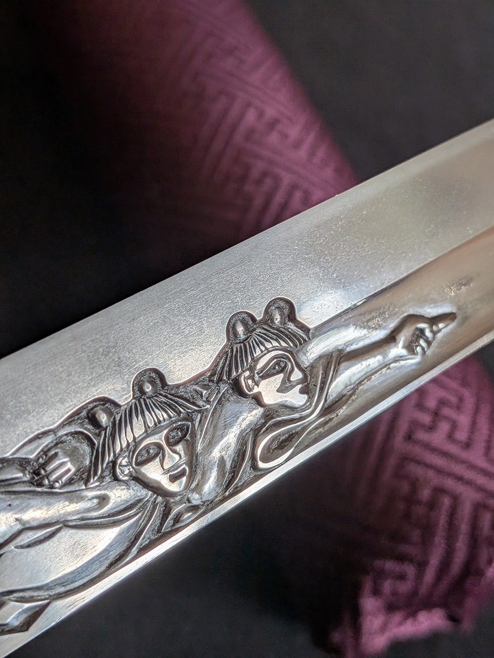 Soshu Tsunahiro tanto with rare horimono - Photo 28