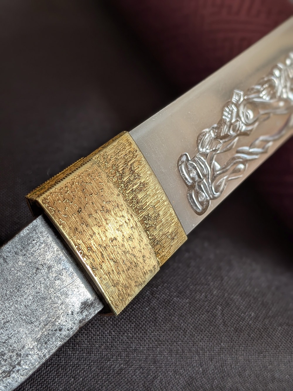 Soshu Tsunahiro tanto with rare horimono - Photo 32