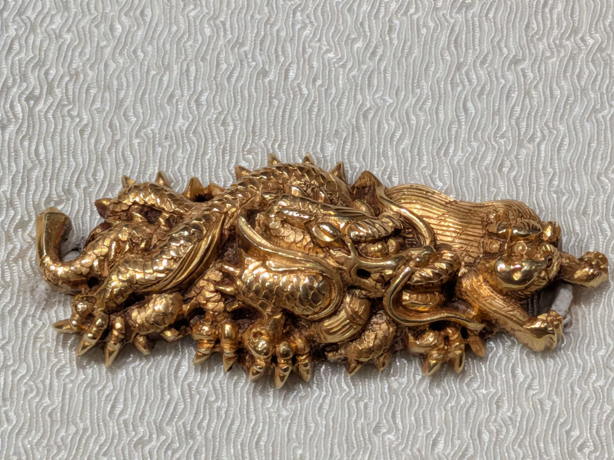 goto dragon and tiger menuki - Photo 4