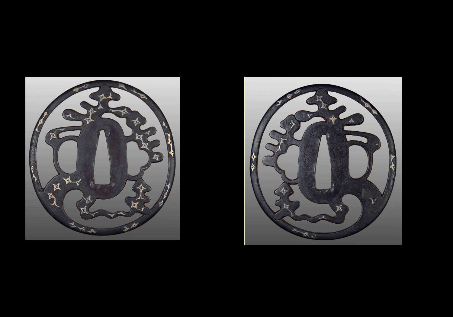 AN ATTRACTIVE HIGO TSUBA #020912 - Photo 2