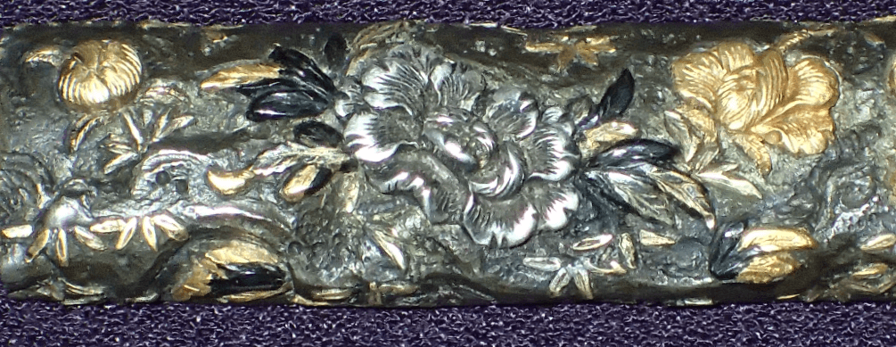 A set of Omori Terutomo FITTINGS ,Tsuba, Fuchi Kashira, Menuki WITH NTHK NPO CERTIFICATE - Photo 33