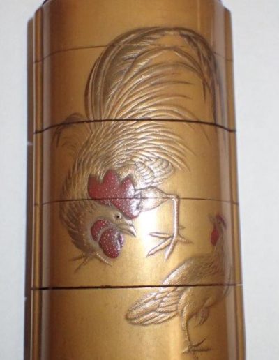 Rooster & Chrysanthenum Inro - Photo 23