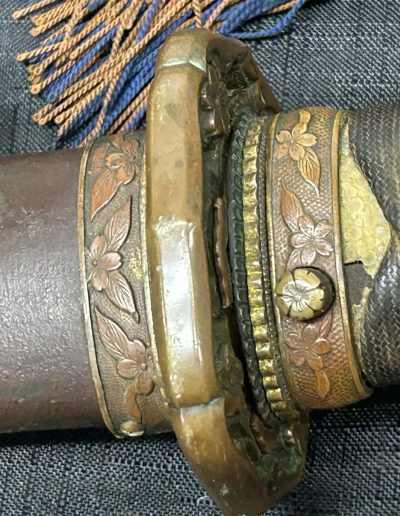 Antique Katana mounted in WW2 Gunto Koshirae - Photo 21