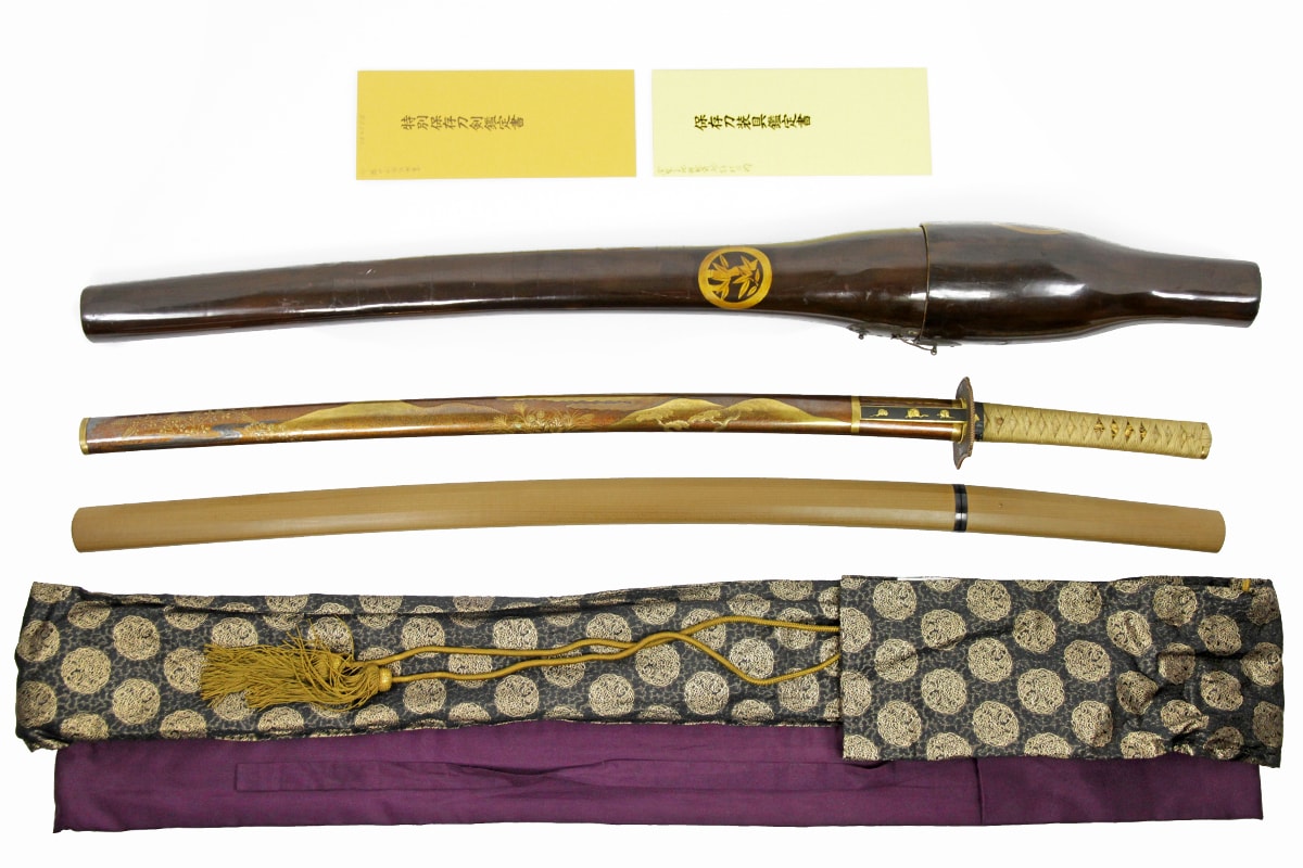 Museum grade Katana signed Kunishige with Gold Koshirae - Nihonto Art - Photo 2